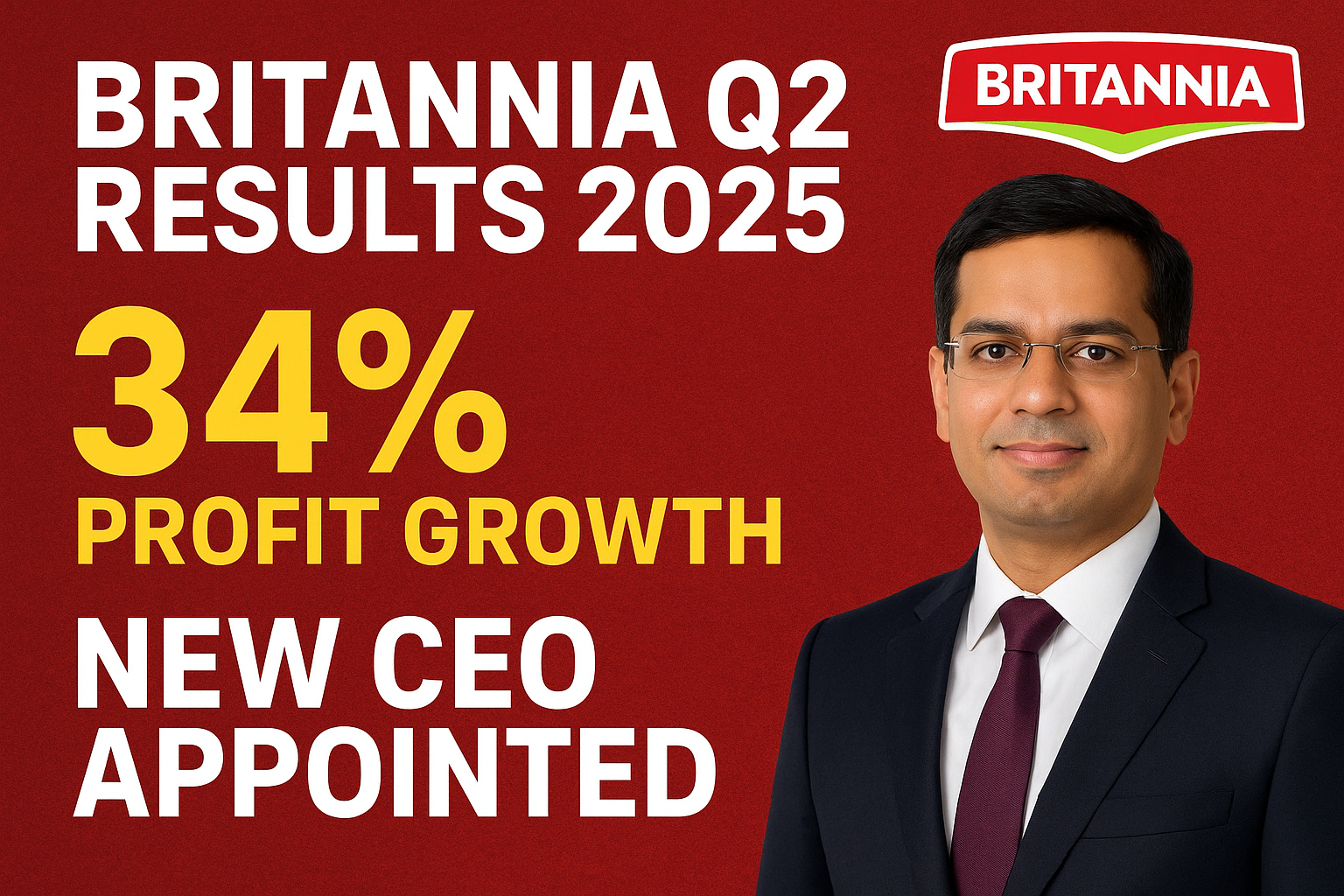 FMCG दिग्गज Britannia Industries का शानदार प्रदर्शन: ₹690 करोड़ का मुनाफा, CEO पद पर रक्षित हारगवे नियुक्त