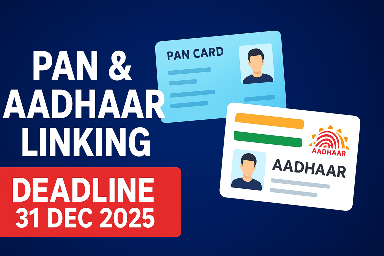 PAN-Aadhaar Linking: क्यों 1 जनवरी 2026 से निष्क्रिय हो सकता है आपका पैन कार्ड I